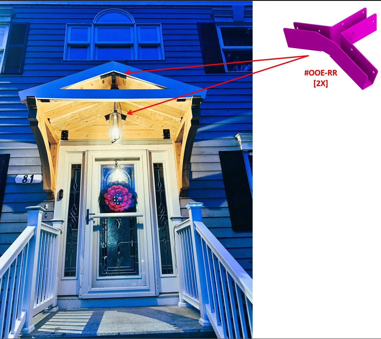 Universal Diy 4-12 Pitch Gable End Truss Rafter Bracket | Tiny Home