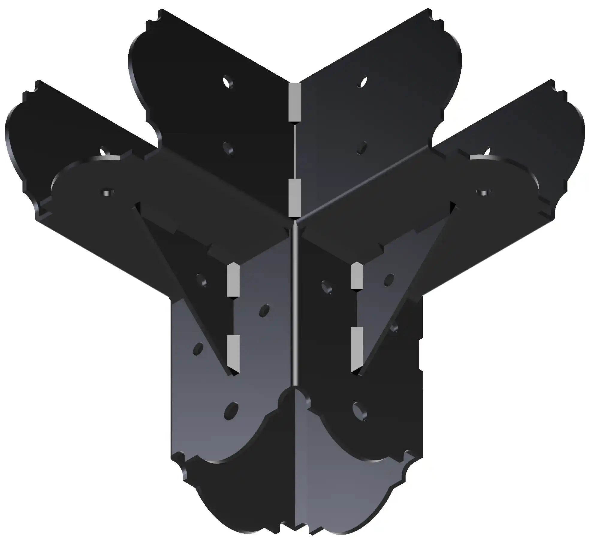 This elbow bracket features an elegant design and sturdy build, ideal for reinforcing building structure corners or enhancing decorative elements in various DIY projects.