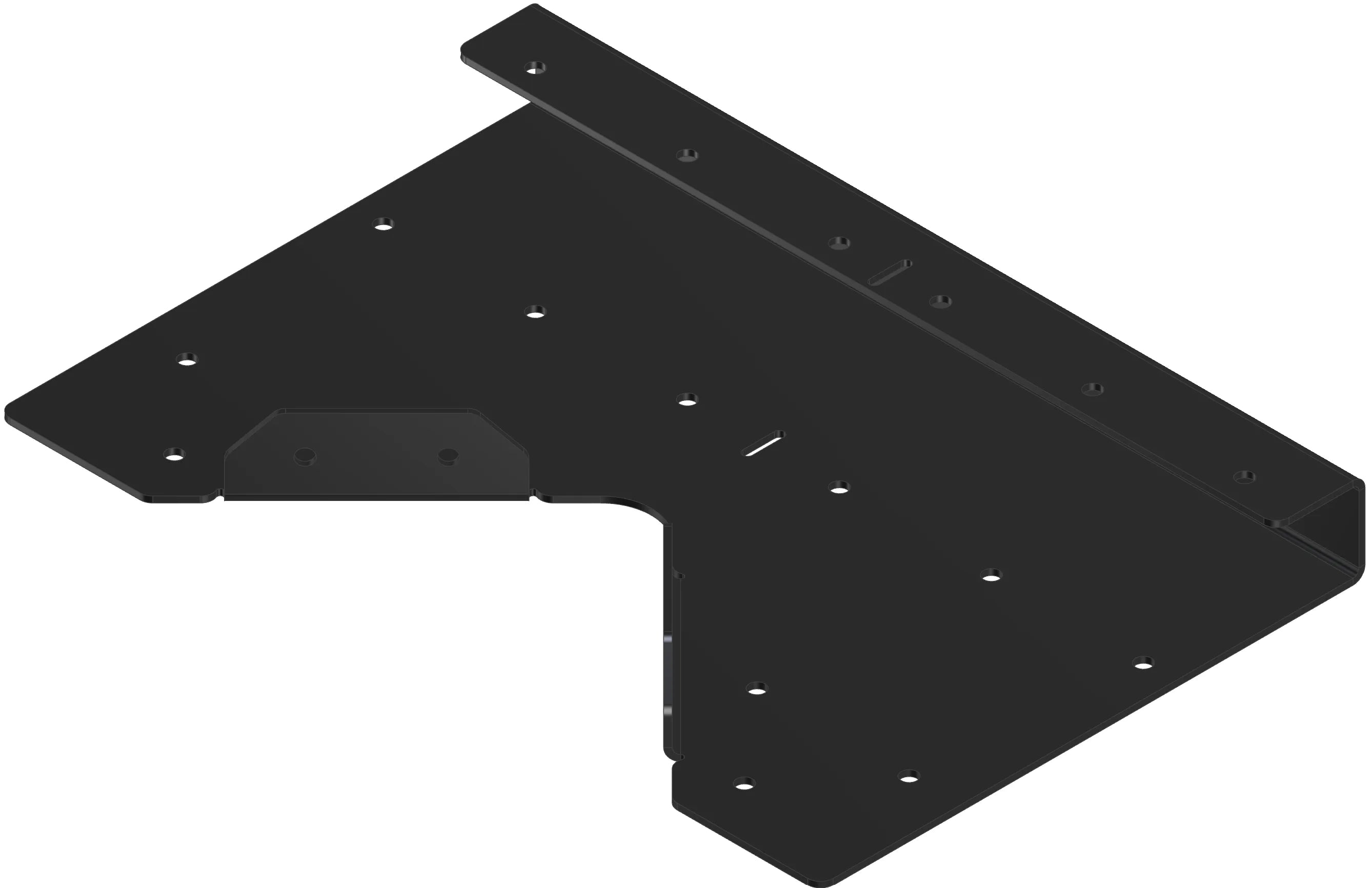 Heavy Duty Black Truss Joint Bracket