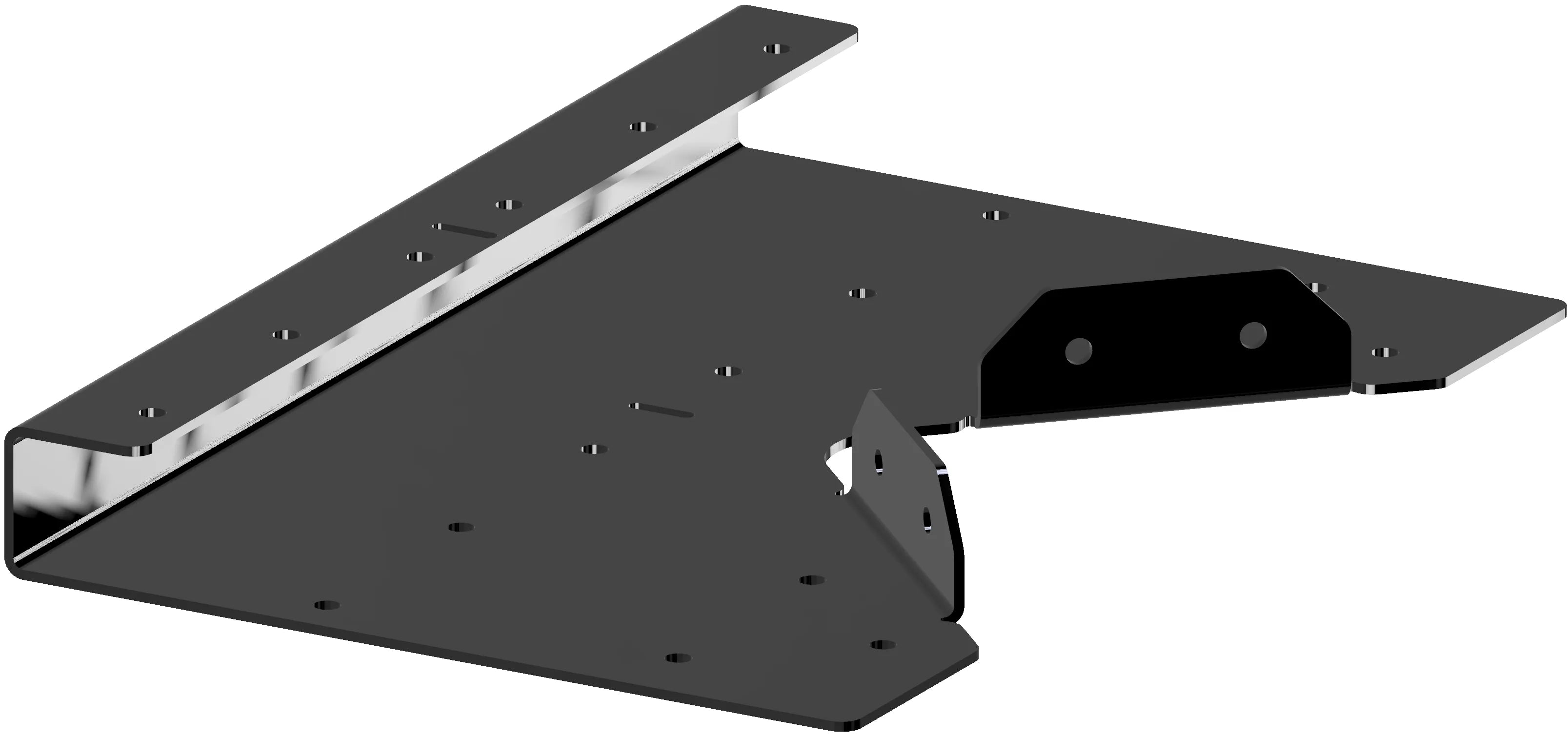 This durable mounting bracket provides robust support for various machinery installations, showcasing an efficient design for industrial use.