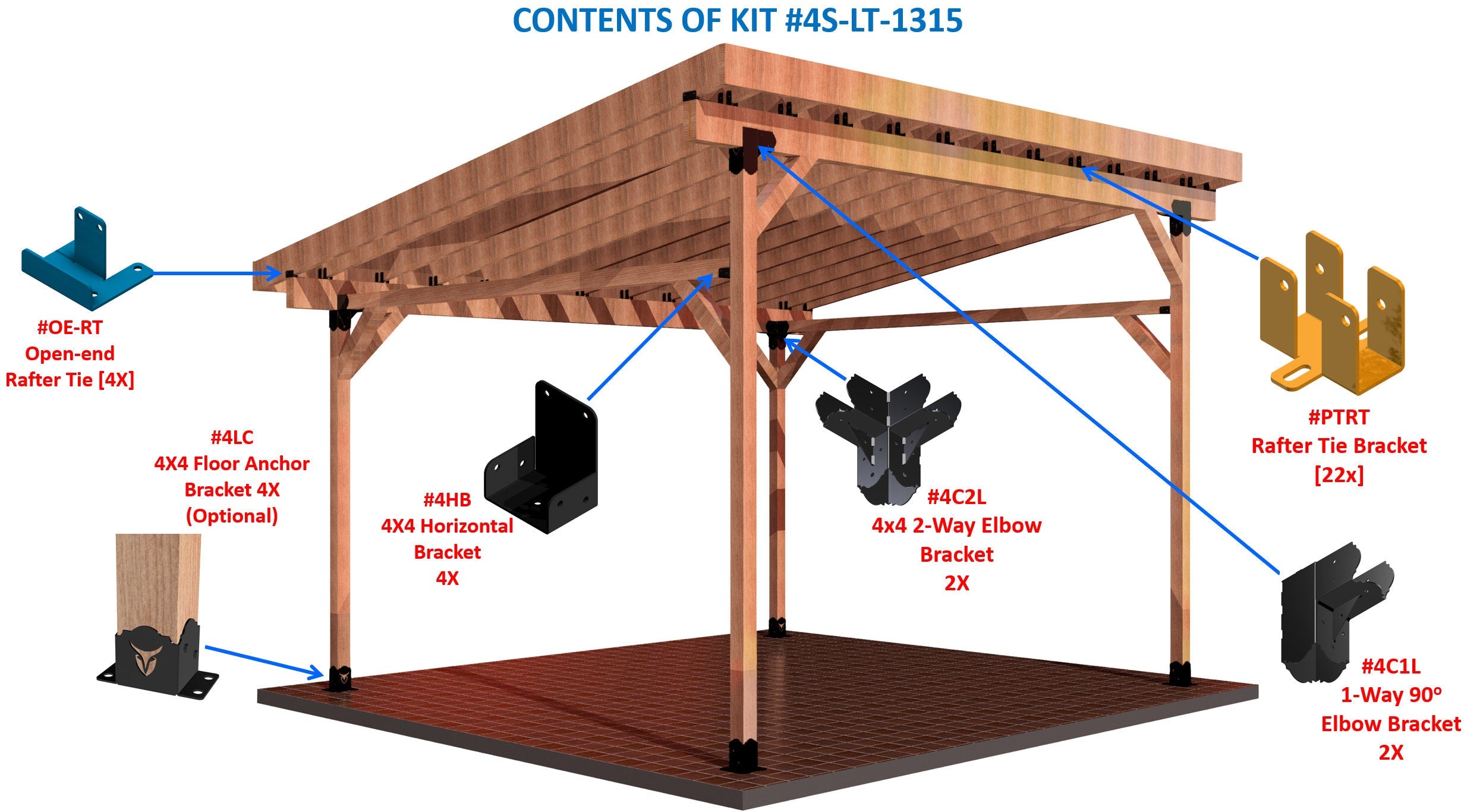 , DIY 4x4 lean-to shelter with adjustable width and pitch for versatile outdoor structure , Rio Outdoors