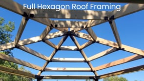 hexagon roof framing video